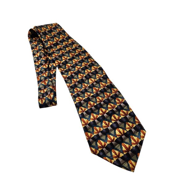 Jerry Garcia Tie 100% Silk Mushroom Design Dead Head USA - Picture 1 of 8